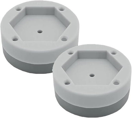 Anti Vibration Pads for Washing Machine – Shock & Noise Reduction Rubber Feet, Heavy-Duty Anti-Slip Floor Protectors for Washer, Dryer, Sofa, Table & Furniture (2 Pack)