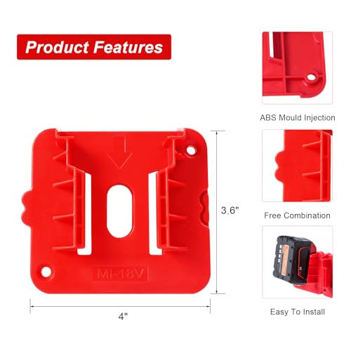 20pas Tool Holders and Battery Holder for Milwaukee M18 - Image 3