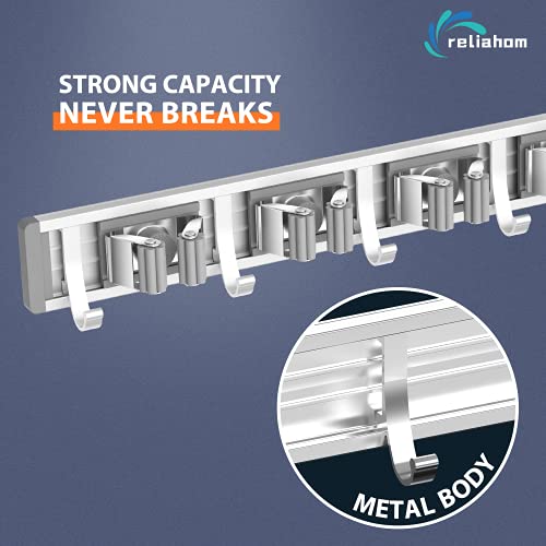 reliahom Broom Holder Wall Mount Mop Hanger Tools or | All Products - Image 3