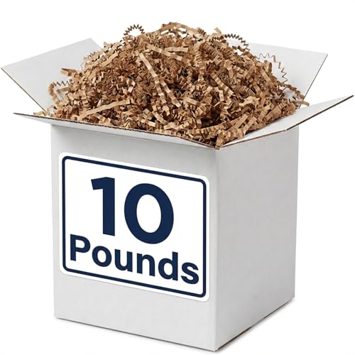 BOX USA Kraft Crinkle Paper Filler (10lb) - Shredded Paper - Image 2