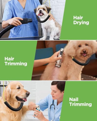 Extendable Dog Grooming Table Arm, with Hammock & No-Sit Holder - Image 8