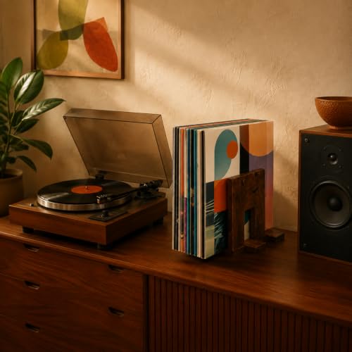 Adjustable Vinyl Record Holder, 20-60 LP Storage Rack, 1 Pack - Image 3