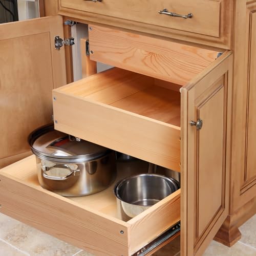 Pull Out Cabinet Organizer 17''W×21''D×19''H Slide Out Drawer - Image 6
