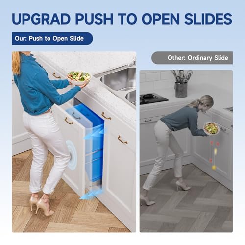 Insputer Pull Out Trash Can Under Cabinet with Push | All Products - Image 5
