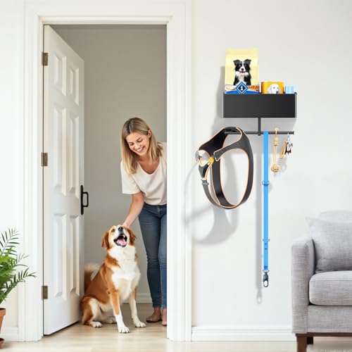 Dog Leash Holder for Wall, Dog Leash Hooks - Image 3
