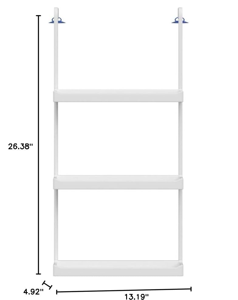 Ideaworks 3 Tier Storage Shelves, Multi-Colour - Image 3