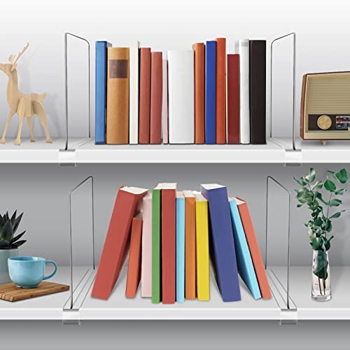 Acrylic Shelf Dividers for Closet Organization 6PCS Closet Shelf - Image 4