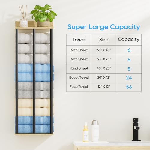 Towel Racks for Bathroom Wall Mounted, 3 Bar Wall Towel Rack - Image 5