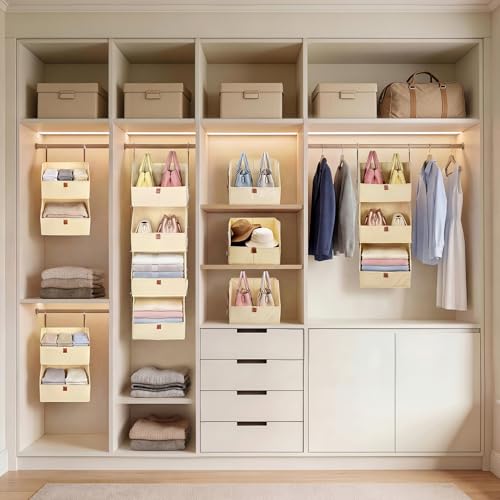 4-Tier Modular Sturdy Hanging Closet Organizer, Heavy-Duty - Image 3