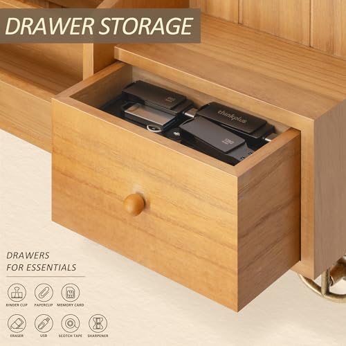 Rebee Vision Key Holder Wall Mount with Drawer for Entryway - Image 4