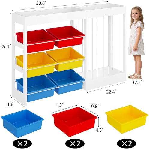 50.6"W x 39.4"H Toy Storage Organizer with 153L Stuffed Animal - Image 4