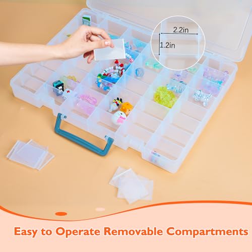 Bluedale 48 Grids Large Plastic Organizer Box | Home Organization - Image 4