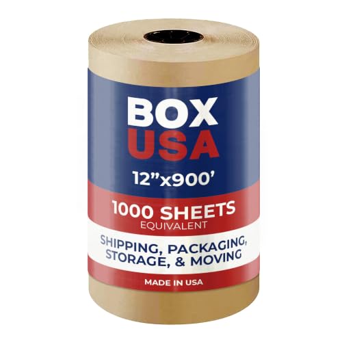 BOX USA Kraft Paper Roll 12 x 10800" (900'), 40# Recycled - Image 2