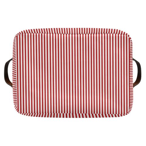 Canvas Storage Basket with Handles Collapsible Bin - Image 5