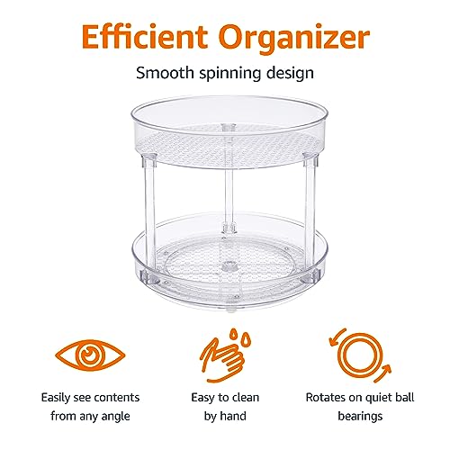 Amazon Basics Lazy Susan Turntable Organizer for Spi | All Products - Image 3