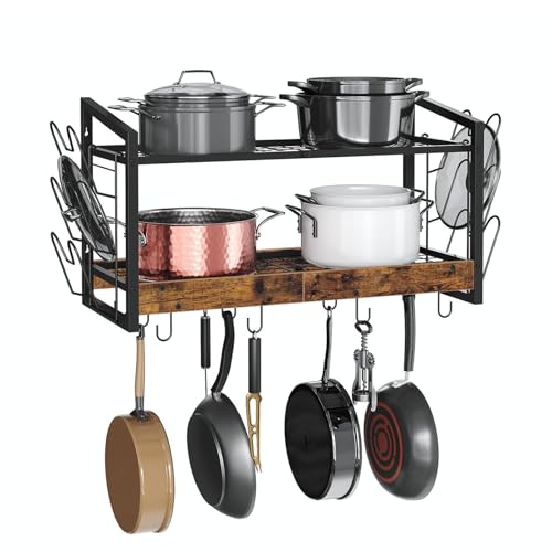 CHOEZON Hanging Pot Rack, Pot Rack Wall Mounted - Image 2