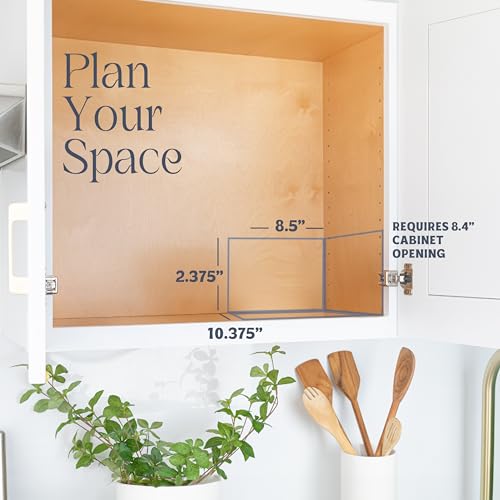 Pull Out Spice Rack for Cabinet, Spice Organizer 8-3/8"W - Image 6