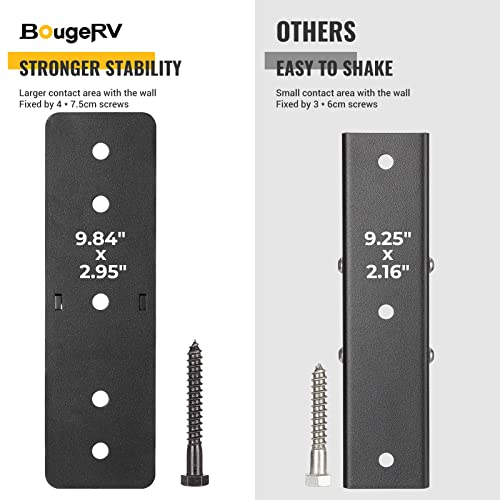 BougeRV Hitch Wall Mount, 2" Receiver Max Up to 300LBS - Image 7