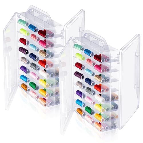 Mifoci 2 Pcs 46 Grids Thread Holder, Double Sided Sewing - Image 2