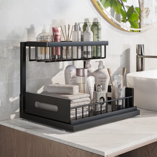 Solidhouse Under Sink Organizer, 2-Tier Under Kitchen Bathroom - Image 4