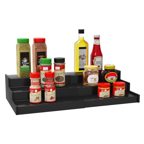 Lenwi Spice Rack Organizer for Cabinet, 3 Tier Expan - Image 2