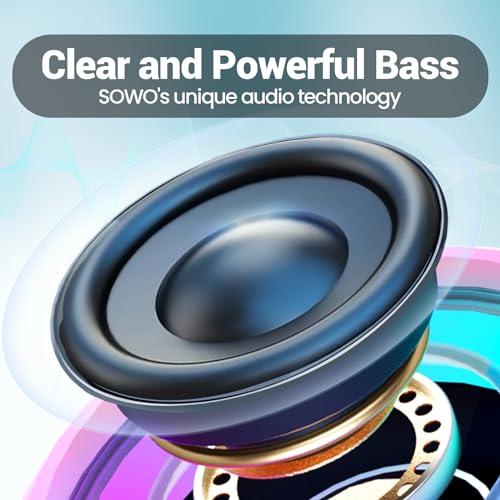 SOWO Small Waterproof Speaker Bluetooth Portable Wireless - Clip - Image 3