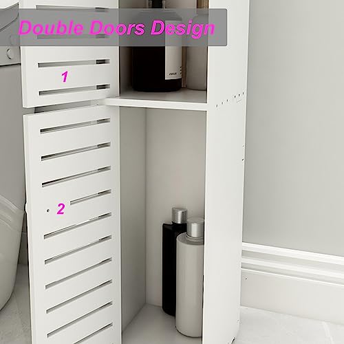 Small Bathroom Storage Cabinet, Over The Toilet Storage - Image 6