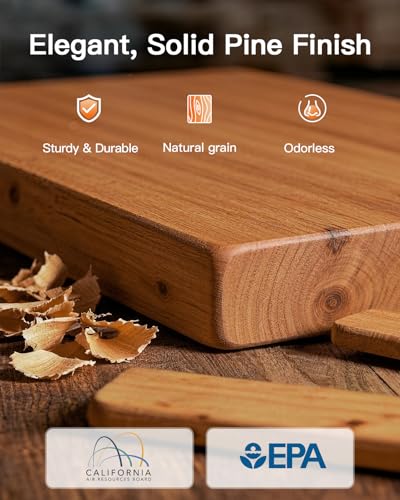 Pipishell 34" Pine Wood Shoe Bench Entryway with Soft - Image 5