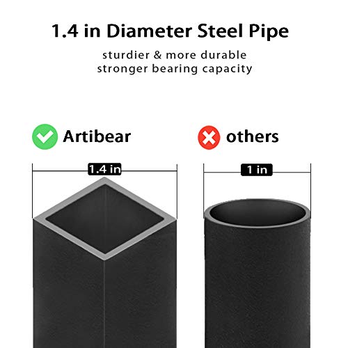 4ft Outdoor Firewood Rack, Upgraded Adjustable Heavy Duty - Image 6