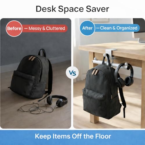 Desk Bag Hook, Bag Hook for Desk - Image 7