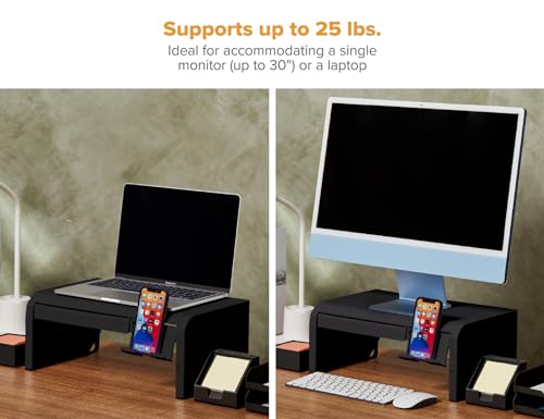 Bostitch Konnect Adjustable Monitor Riser with Drawer & - Image 4