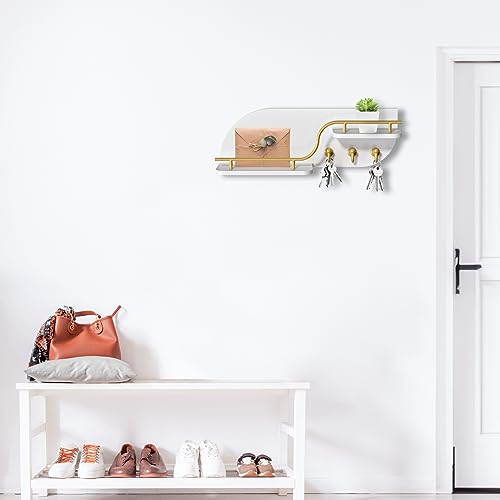 Key Holder for Wall, Decorative Key and Mail Organizer - Image 3