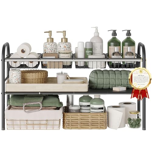Under Sink Organizers and Storage,Expandable under cabinet - Image 2