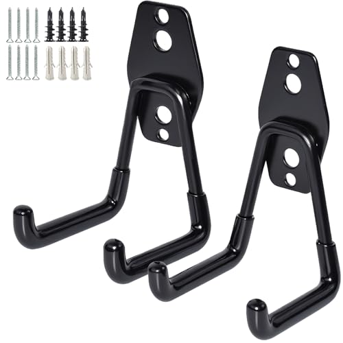 GeeWatom 2 Pack Garage Storage Utility Hooks，Garage Garden Tool - Image 2