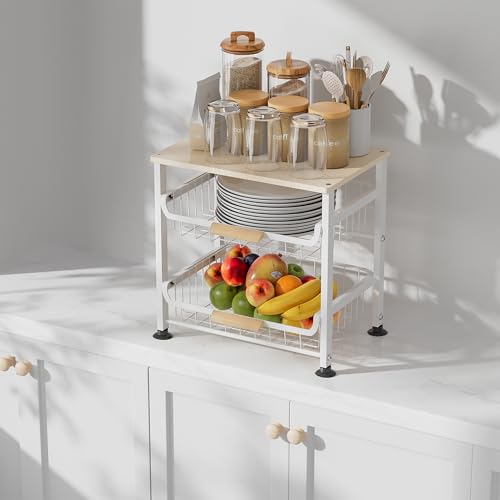 NiuYichee 3-layer Kitchen Fruit Storage Basket Snack | All Products - Image 7