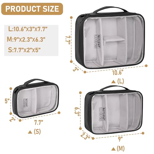 AKOZLIN Cable Organizer Bag, Padded Electronic Organizer Travel - Image 4