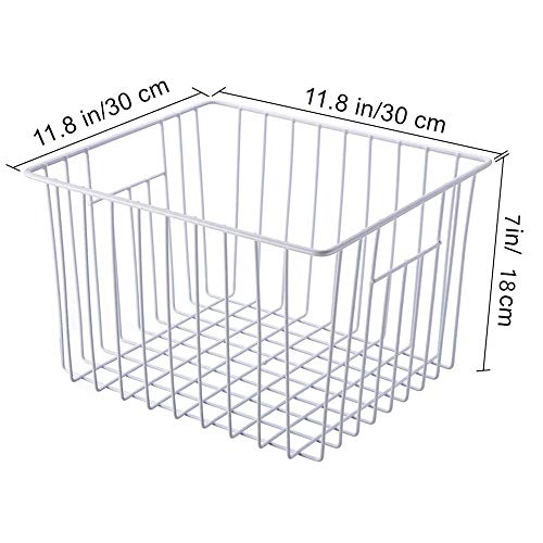 Deep Refrigerator Freezer Baskets, Large Household Wire - Image 4