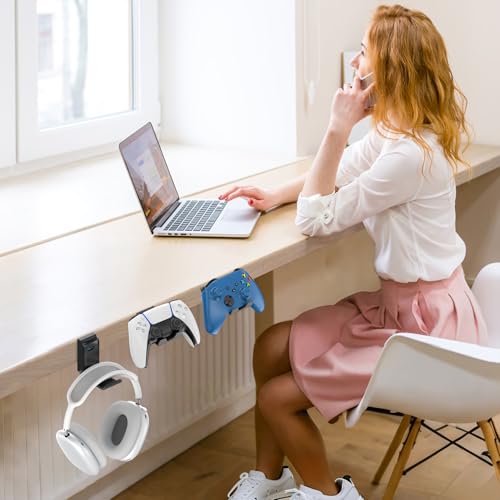 OIVO Controller & Headset Wall Mount Holder Stand | Home Organization - Image 7