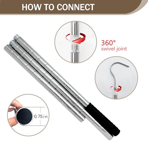 Complete Ladder Pull Down System Kit, Attic Pull Down Hook - Image 5