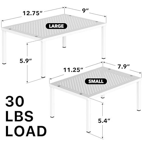 Simple Houseware Expandable Stackable Kitchen Counter Shelf - Image 4