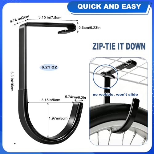 BEISE Bike Hooks for Overhead Garage Storage Rack, Garage - Image 3