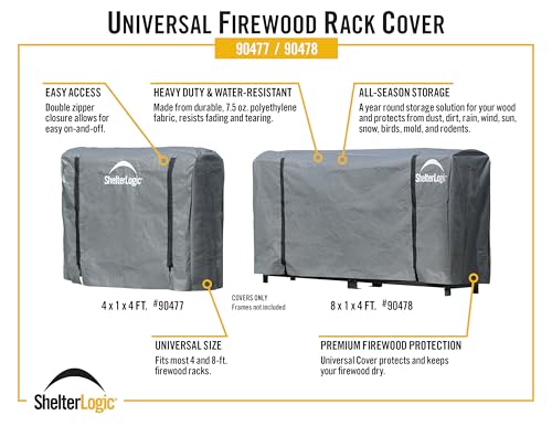 ShelterLogic Firewood Rack-in-a-Box Universal Full Length - Image 5