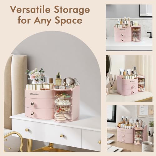 XIAPIA Makeup Organizer Countertop, Make Up Organizer for Vanity - Image 6
