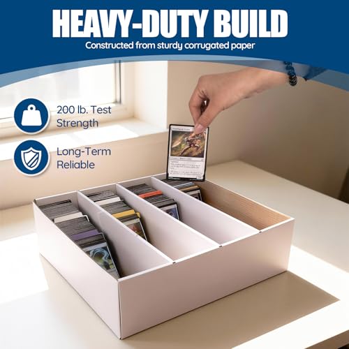CHAIARRY 4-pack Sports Card Storage Boxes 3200 Count - Image 5