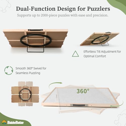 2000 Pieces 2-in-1 Tilting & Rotating Puzzle Board – - Image 4