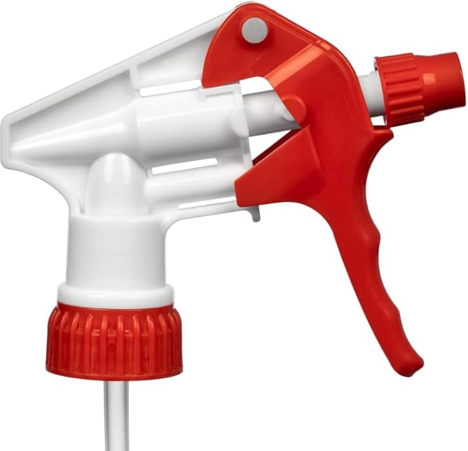 Plastic Spray Bottles Leak Proof Technology Empty 32 oz HDPE Commercial HDPE Heavy duty for cleaning solutions , with measurements , with fully Adjustable , Non-Clogging Nozzle, - 8 Sets