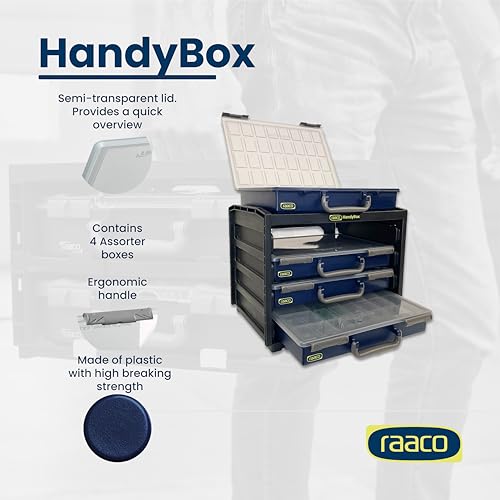 Raaco HandyBox Toolbox Storage & Carrying System | Home Organization - Image 7