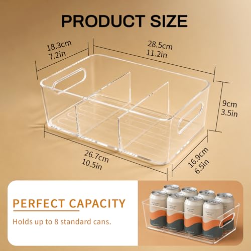Mpotmiy 8-Pack Pantry Organizers and Storage, Clear | All Products - Image 7