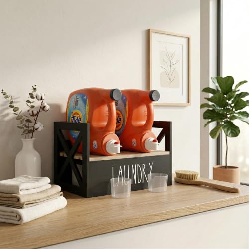 Detergent Holder for Laundry Room, Black - Image 5