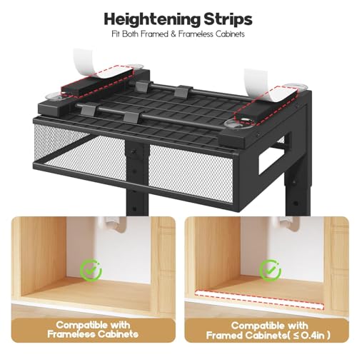 2 Packs 19IN Depth Under Sink Organizer, 2-Tier Pull Out - Image 4